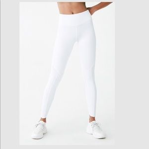 F21 Active Raw Cut Perforated-Panel leggings